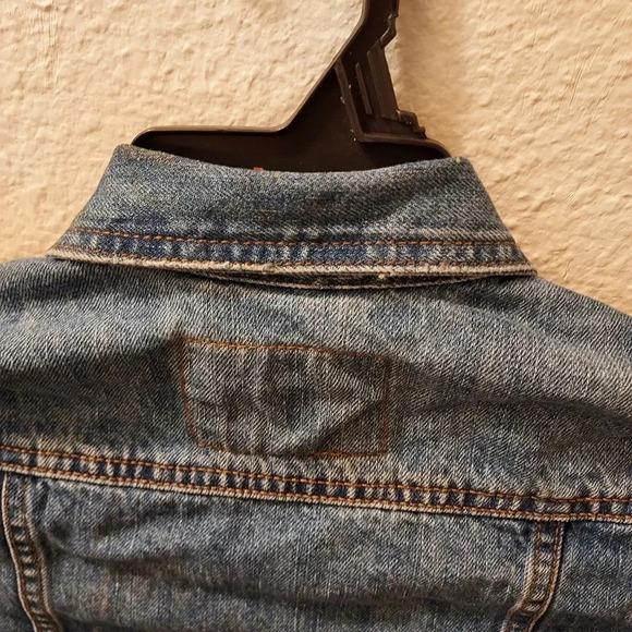 Zara Kids Distressed Denim Jacket Sizes 5 - Picture 5 of 5